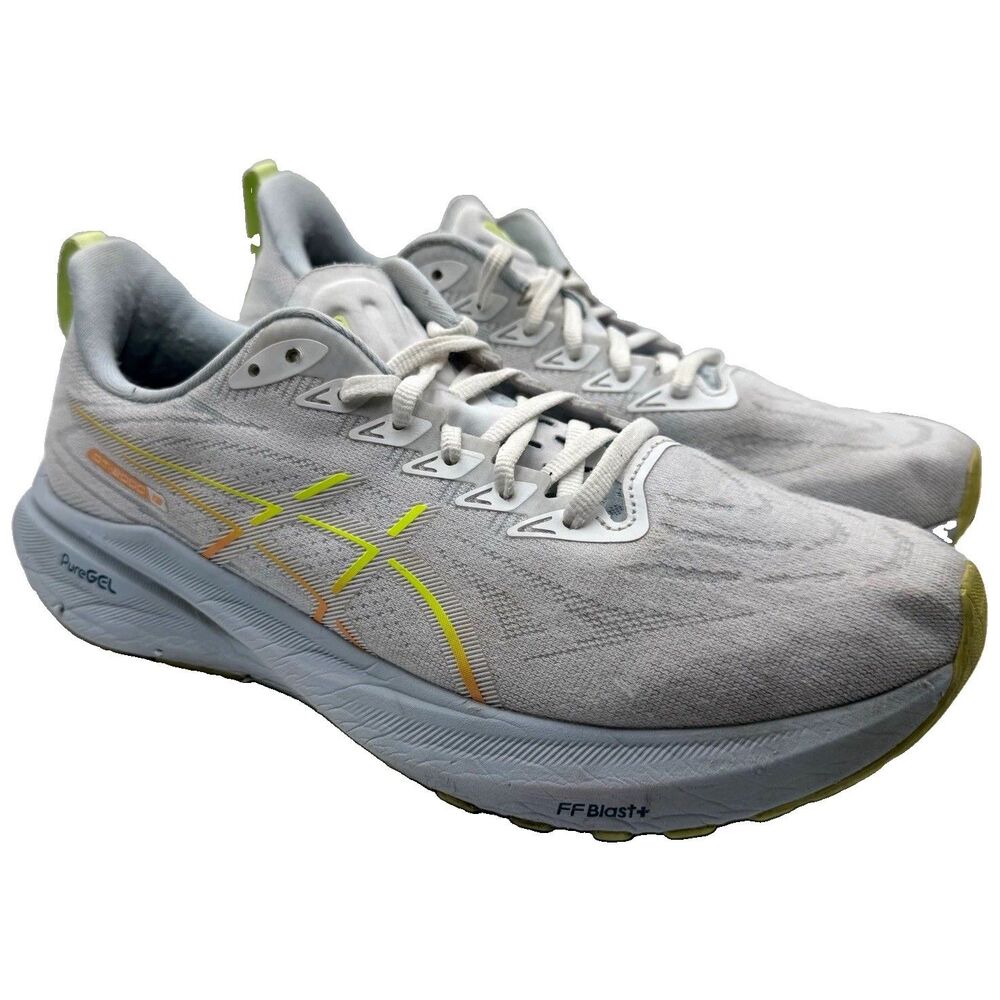 Asics GT-2000 12 Men's Size 8.5 Running Shoes PureGEL FF Blast+ Gray Yellow